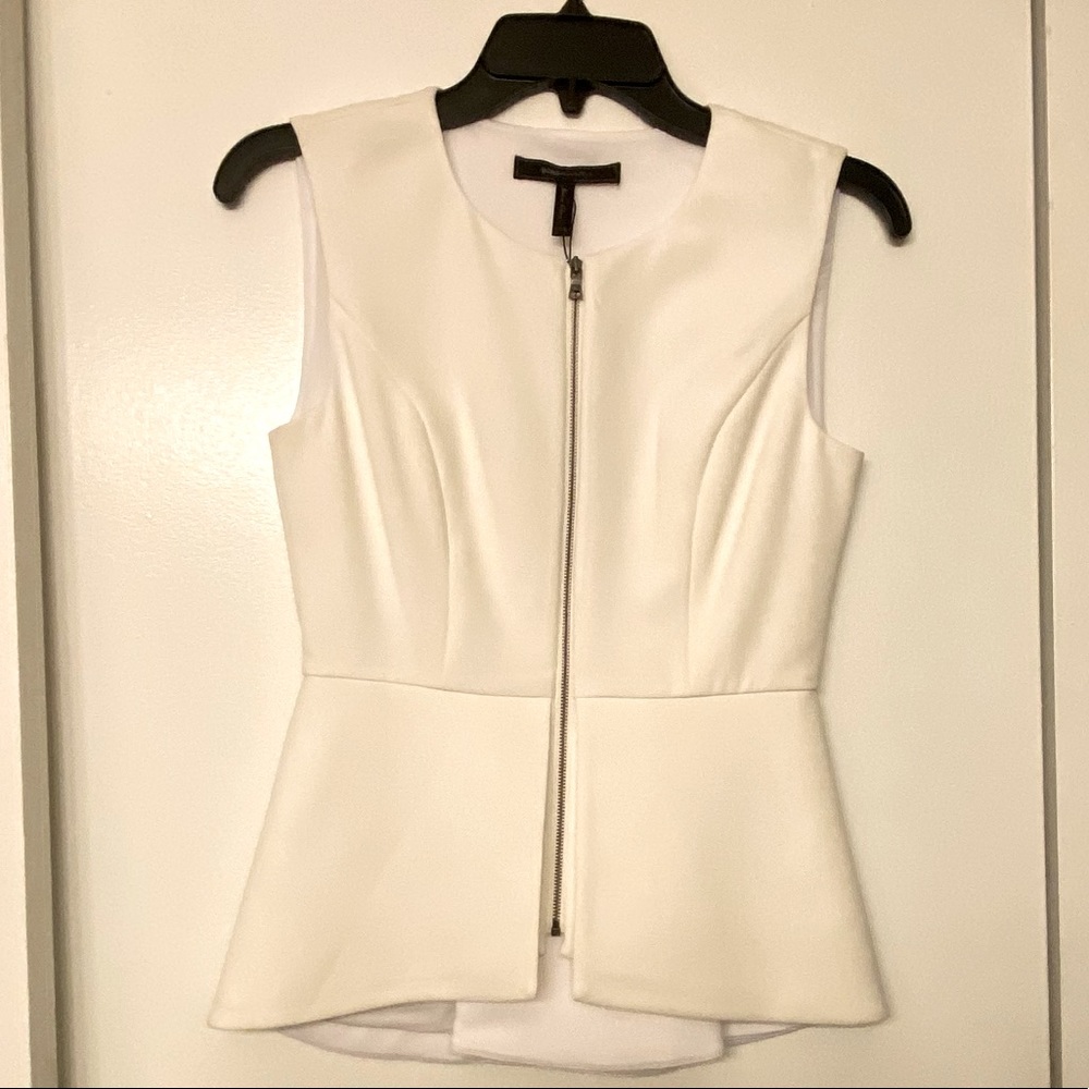 BCBGMaxAzria Zip Up Vest